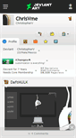 Mobile Screenshot of chrisvme.deviantart.com