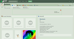 Desktop Screenshot of blankbalnk.deviantart.com