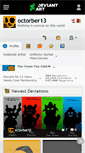 Mobile Screenshot of octorber13.deviantart.com