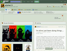 Tablet Screenshot of octorber13.deviantart.com