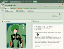 Tablet Screenshot of demonangel-ma.deviantart.com