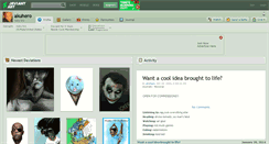 Desktop Screenshot of akuhero.deviantart.com