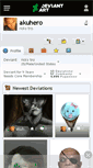Mobile Screenshot of akuhero.deviantart.com