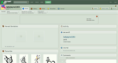 Desktop Screenshot of ladyjayne2283.deviantart.com