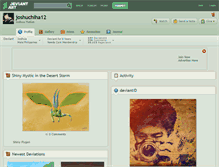 Tablet Screenshot of joshuchiha12.deviantart.com