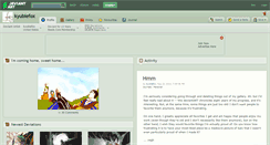 Desktop Screenshot of kyubiefox.deviantart.com