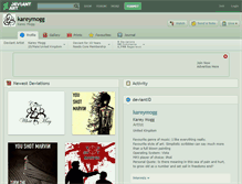 Tablet Screenshot of kareymogg.deviantart.com