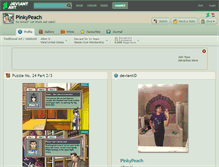 Tablet Screenshot of pinkypeach.deviantart.com