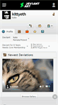 Mobile Screenshot of kittyeth.deviantart.com
