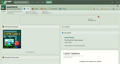 Desktop Screenshot of gameworld.deviantart.com