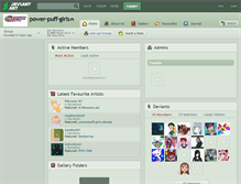 Tablet Screenshot of power-puff-girls.deviantart.com