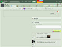 Tablet Screenshot of hichina.deviantart.com