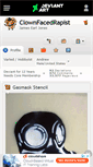 Mobile Screenshot of clownfacedrapist.deviantart.com
