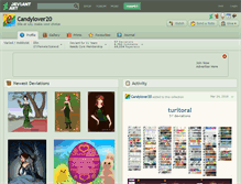 Tablet Screenshot of candylover20.deviantart.com