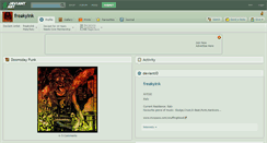 Desktop Screenshot of freakyink.deviantart.com