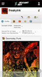 Mobile Screenshot of freakyink.deviantart.com