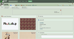 Desktop Screenshot of camilal.deviantart.com