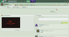 Desktop Screenshot of mihanner.deviantart.com