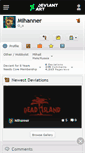Mobile Screenshot of mihanner.deviantart.com