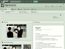 Tablet Screenshot of diagnosticgenius.deviantart.com