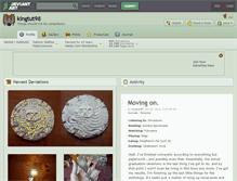 Tablet Screenshot of kingtut98.deviantart.com