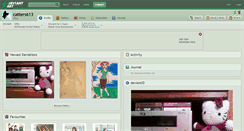 Desktop Screenshot of catters613.deviantart.com