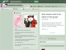 Tablet Screenshot of cartoonloversunite.deviantart.com