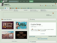 Tablet Screenshot of hugoo13.deviantart.com