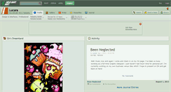 Desktop Screenshot of lucara.deviantart.com