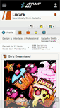 Mobile Screenshot of lucara.deviantart.com