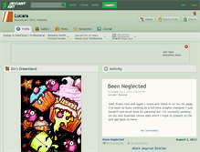 Tablet Screenshot of lucara.deviantart.com