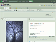 Tablet Screenshot of jeddaka.deviantart.com