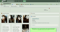 Desktop Screenshot of outkastedfalcon.deviantart.com