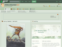 Tablet Screenshot of childrensillustrator.deviantart.com