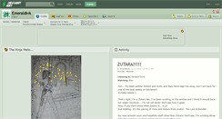 Desktop Screenshot of emeraldink.deviantart.com