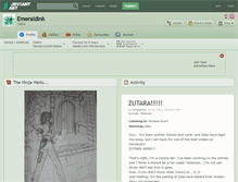 Tablet Screenshot of emeraldink.deviantart.com