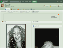 Tablet Screenshot of ninnor89.deviantart.com