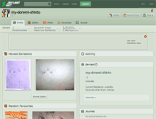 Tablet Screenshot of my-doremi-shinto.deviantart.com