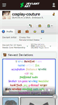 Mobile Screenshot of cosplay-couture.deviantart.com