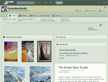 Tablet Screenshot of greendoorstudio.deviantart.com