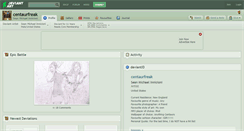 Desktop Screenshot of centaurfreak.deviantart.com