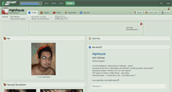 Desktop Screenshot of nightrayde.deviantart.com