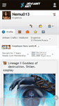 Mobile Screenshot of nemu013.deviantart.com