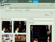 Tablet Screenshot of angel38696.deviantart.com