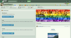 Desktop Screenshot of laurenkitsune.deviantart.com