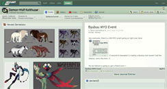 Desktop Screenshot of demon-wolf-kelthuzar.deviantart.com