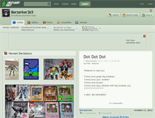Tablet Screenshot of berzerker2k5.deviantart.com