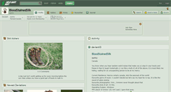 Desktop Screenshot of bloodstainedsilk.deviantart.com
