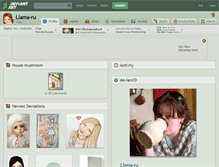 Tablet Screenshot of llama-ru.deviantart.com