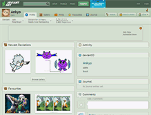 Tablet Screenshot of ankyo.deviantart.com